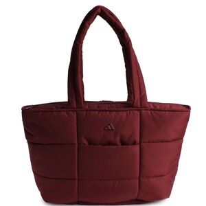 Adidas Deep Red Quilted Tote